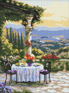 Diamond Painting - Ein malerisches Abendessen ©art_selena_ua