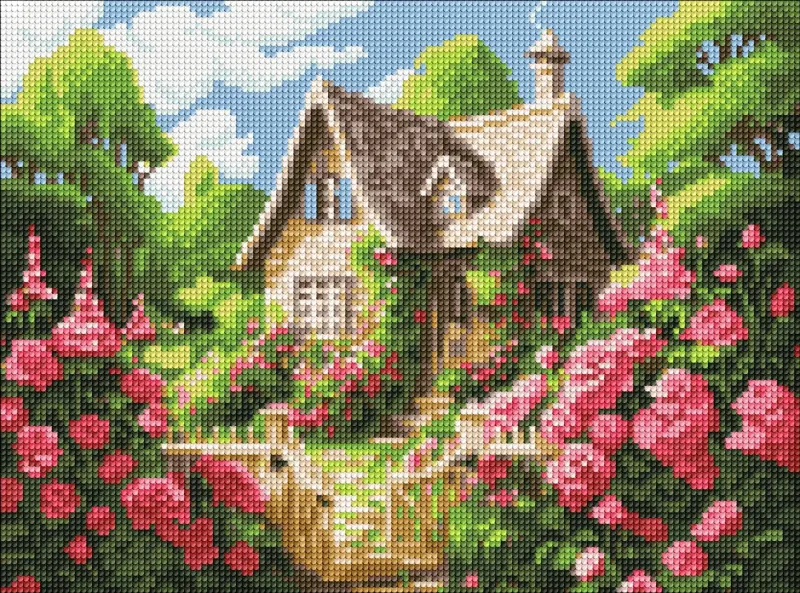 Diamond Painting - Gemütliches Häuschen ©art_selena_ua