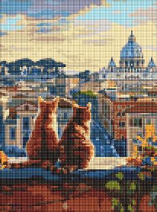 Diamond Painting - Die Katzen in Rom ©art_selena_ua