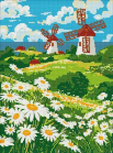 Diamond Painting - Ein Feld voller Gänseblümchen ©art_selena_ua
