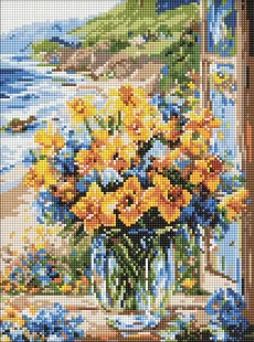 Diamond Painting - Die Blumenküste ©art_selena_ua