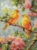 Diamond Painting - Frühlingskanarienvögel ©art_selena_ua