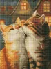 Diamond Painting - Verliebte Katzen ©art_selena_ua
