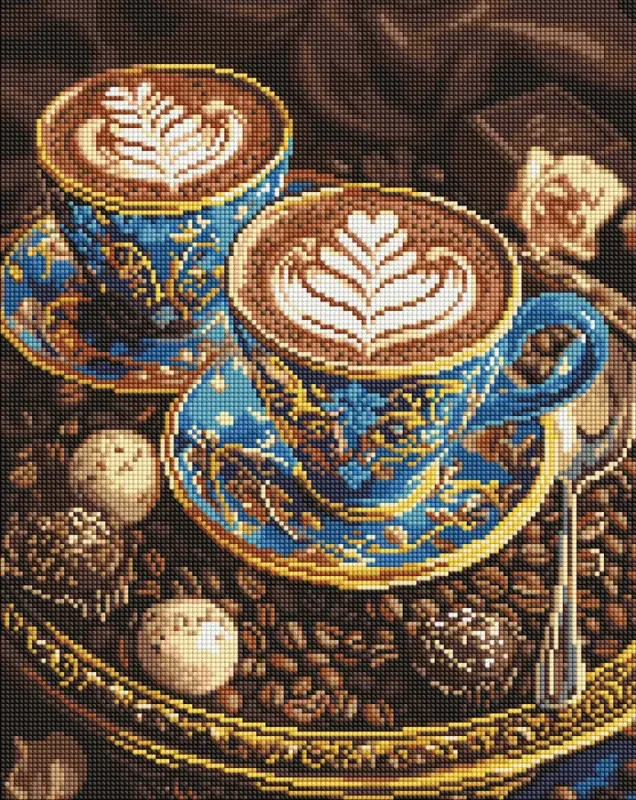 Diamond mosaic - A cup of inspiration ©art_selena_ua