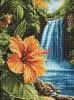 Diamond Painting - Tropischer Wasserfall ©art_selena_ua
