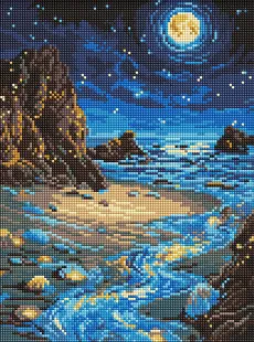 Diamond Painting - Glänzende Küste ©art_selena_ua