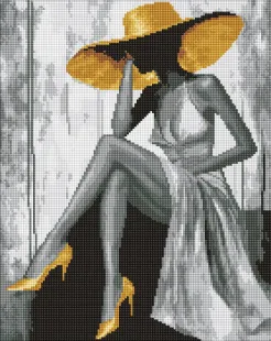 Diamond Painting - Goldene Dame ©art_selena_ua