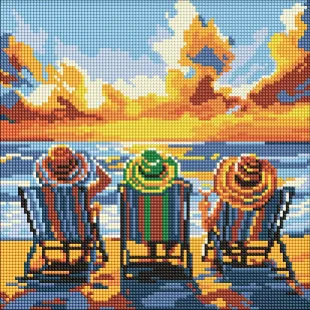 Diamond Painting - Urlaub mit Freunden ©art_selena_ua