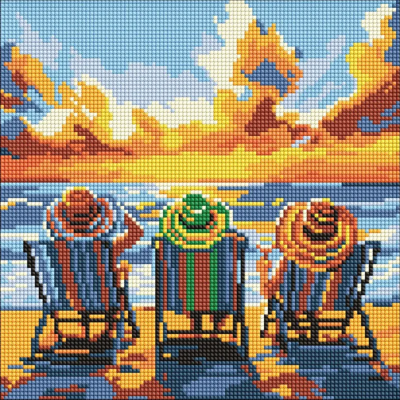 Diamond Painting - Urlaub mit Freunden ©art_selena_ua