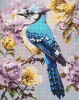 Diamond mosaic - The jay in peonies ©art_selena_ua