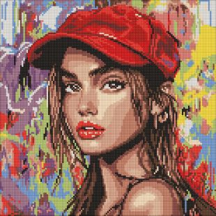 Diamond Painting - Eine moderne Rotkäppchen ©art_selena_ua
