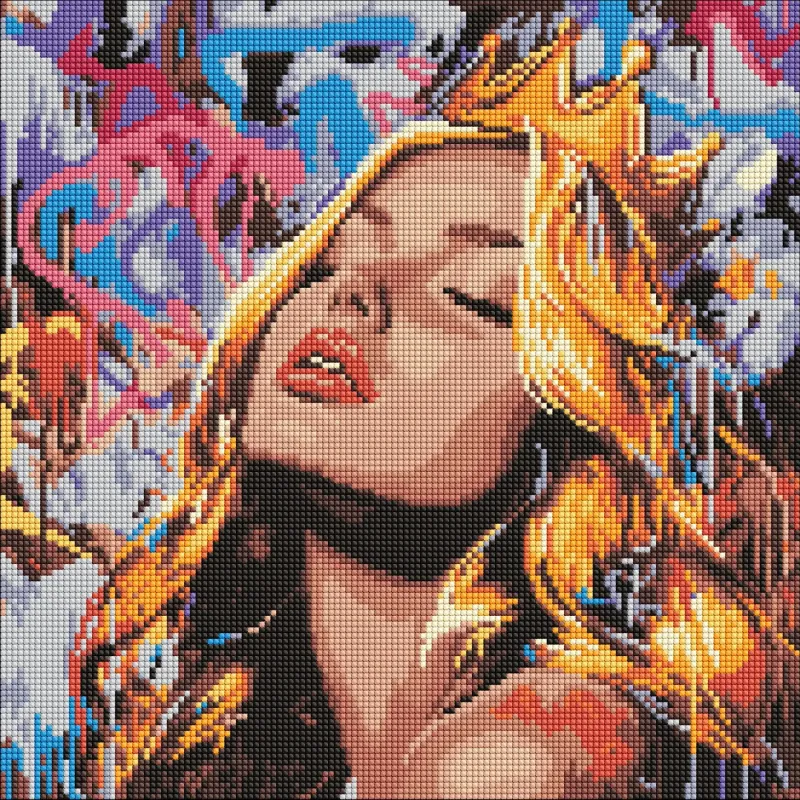Diamond mosaic - A modern Sleeping Beauty ©art_selena_ua