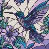 Diamond Painting - Buntglasfenster. Kolibri ©art_selena_ua