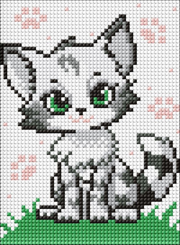 Diamond Painting ohne Rahmen - Flauschiges Wunder ©art_selena_ua
