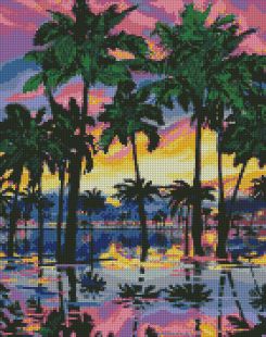 Diamond Painting - Paradiesische Ferien