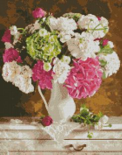Diamond Painting - Zärtlichkeit in einem Blumenstrauß ©Ira Volkova