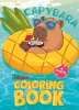 Malbuch mit Aufklebern - Capybara im Urlaub