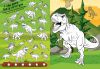 Malbuch mit Aufklebern - Die Welt der Raubdinosaurier