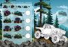 Malbuch mit Aufklebern - Geländewagen
