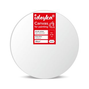 Leinwand auf rundem Keilrahmen d39cm