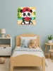 Malen nach Zahlen - Sommer. Panda mit einer Wassermelone ©art_selena_ua