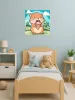 Malen nach Zahlen - Sommer. Hamster mit Eis ©art_selena_ua