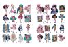 Malbuch mit Aufklebern - Skate Dance Tweens