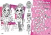 Malbuch mit Aufklebern - L.O.L O.M.G. Queens