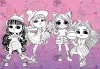 Malbuch mit Aufklebern - Skate Dance 2 Tweens