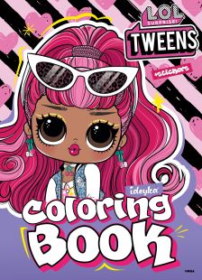 Malbuch mit Aufklebern - Tweens Cherry