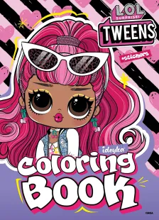 Malbuch mit Aufklebern - Tweens Cherry