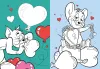 Malbuch mit Aufklebern - Tom und Jerry: Valentinstag ©Warner Bros.
