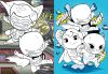 Malbuch mit Aufklebern - Super Friends ©Warner Bros.