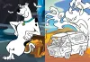 Malbuch mit Aufklebern - Scooby-Doo ©Warner Bros.