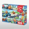 Puzzles Capybara und das große Rennen, 60 Teilen ©art_selena_ua